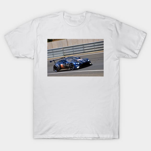 Aston Martin Vantage AMR no98 24 Hours of Le Mans 2023 T-Shirt by AndyEvansPhotos